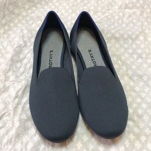 Rothy's The Loafer Classic Navy Blue Knit Slip-On size 10.5
